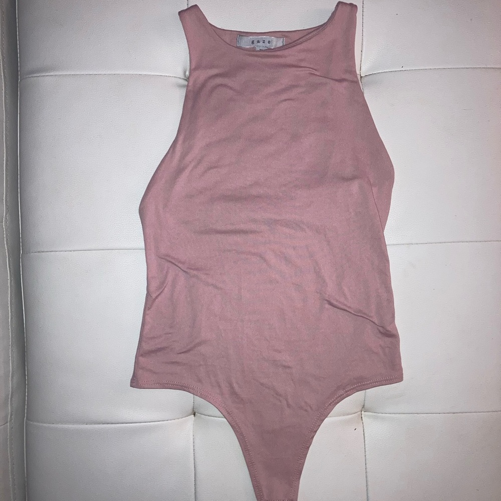 Pink bodysuit